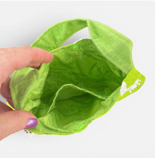 Purse for Little Kids, Llamas Lime Green, Toddler Gift