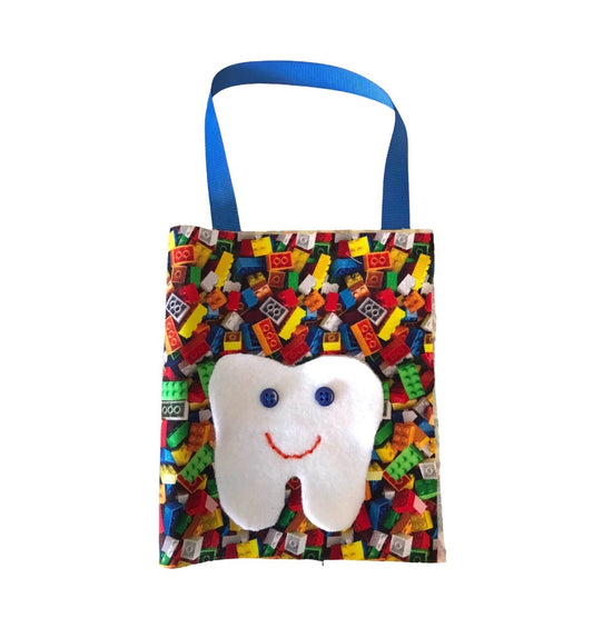 Tooth Fairy Pillow: Keepsake Door Hanger, Building Blocks
