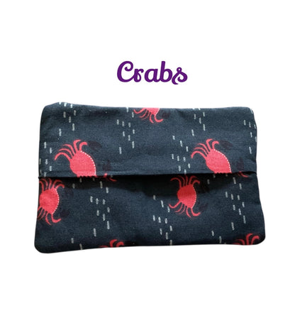 Travel Tissue Holder, Little Red Crabs