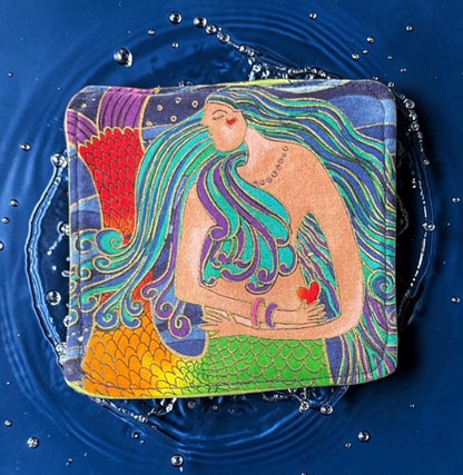 Coasters Set of 4, Mermaid Theme