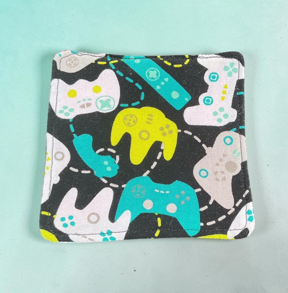 Coasters Set of 4, Gamer Theme