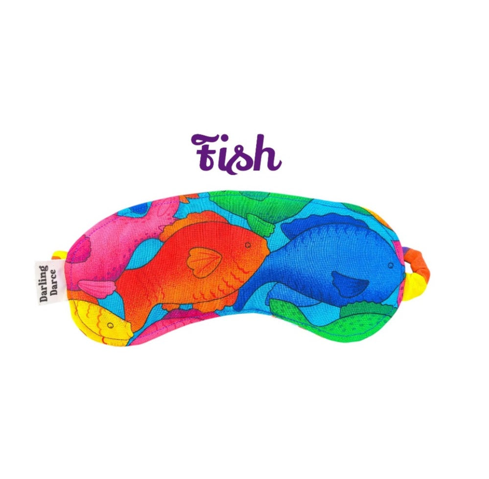 Sleep Mask for Kids Rainbow Fish