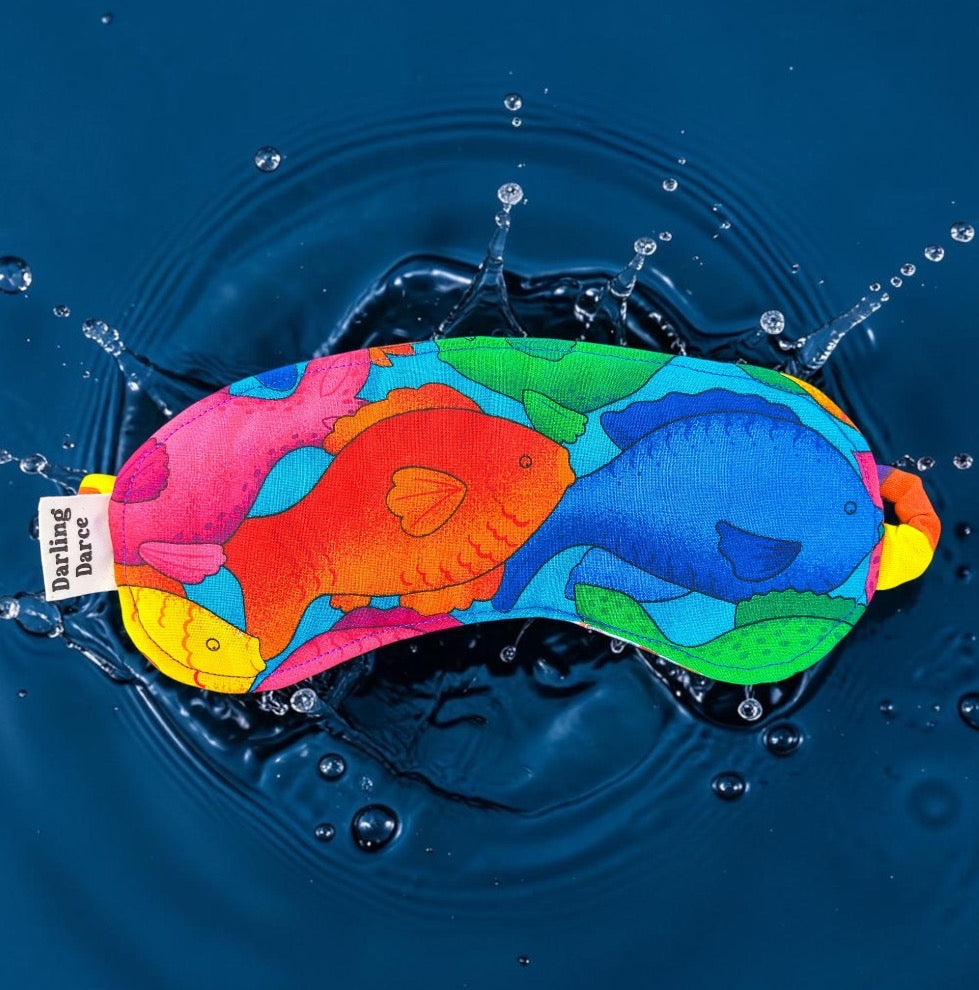 Sleep Mask for Kids Rainbow Fish