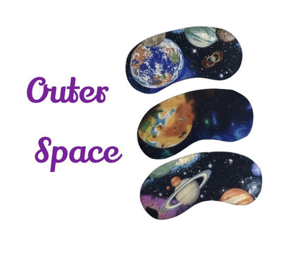 Sleep Mask Outer Space Planets Theme