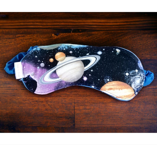 Sleep Mask Outer Space Planets Theme