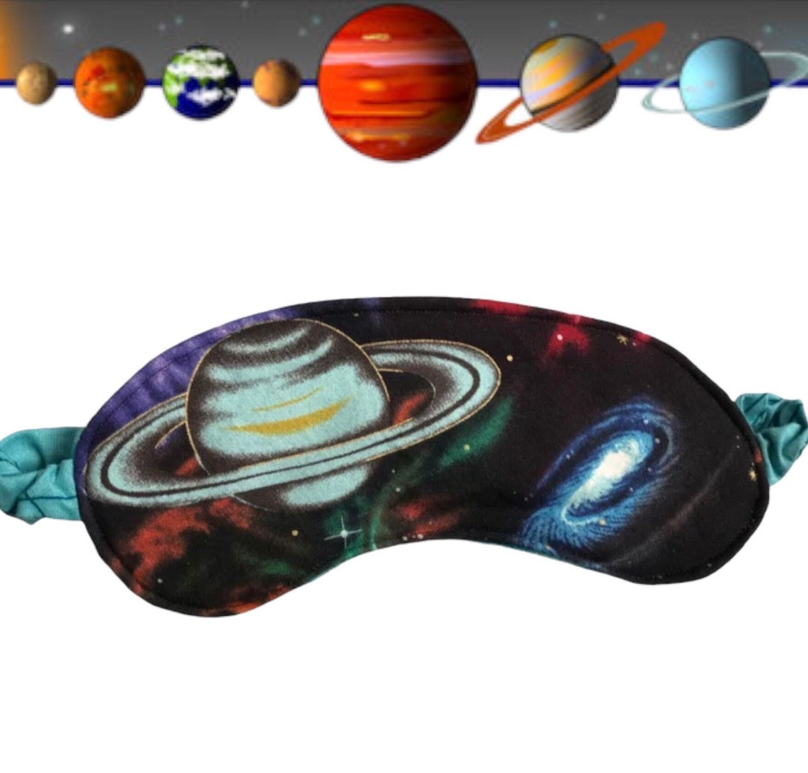 Sleep Mask Outer Space Planets Theme