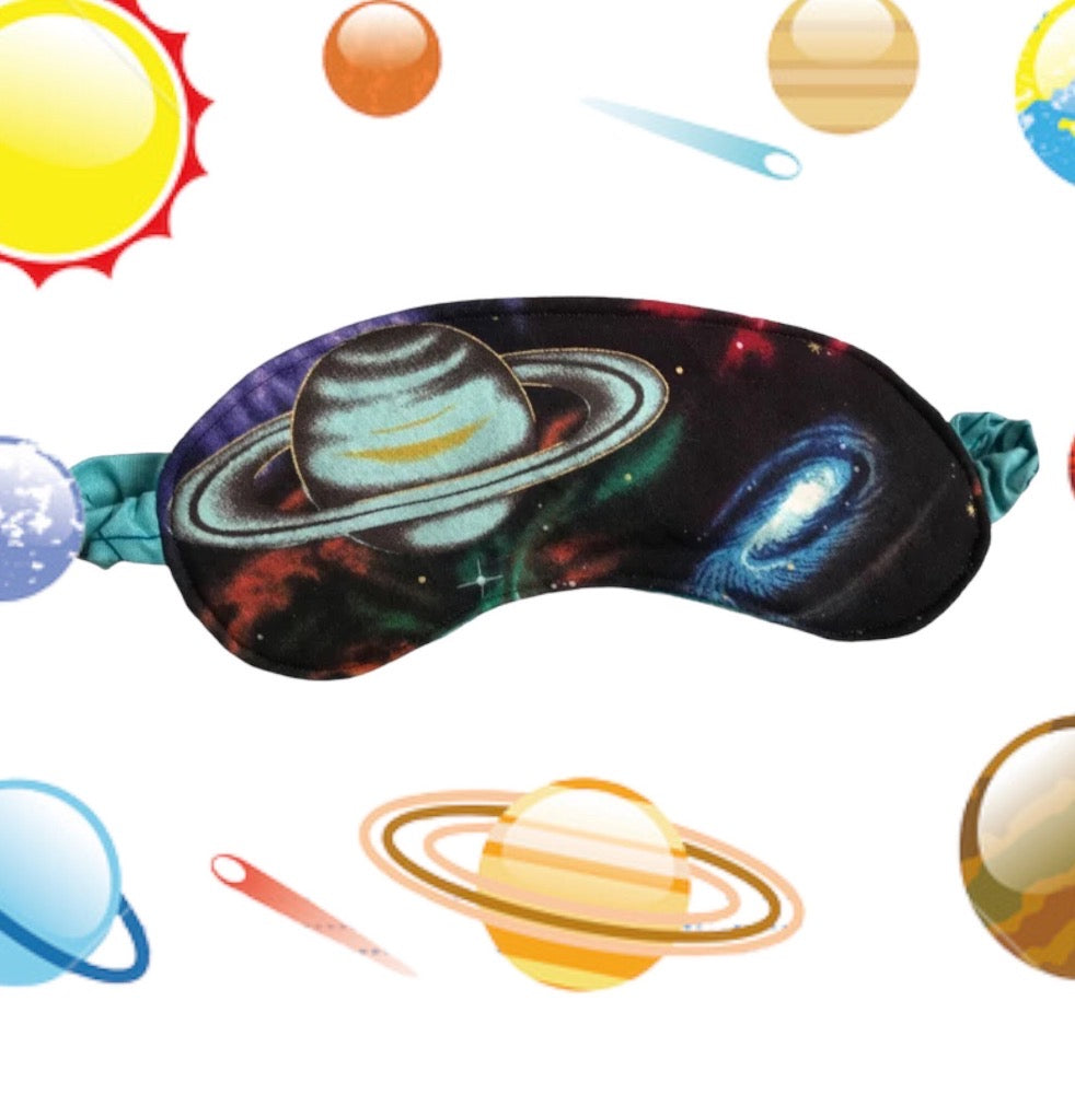 Sleep Mask Outer Space Planets Theme