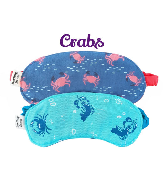 Sleep Mask Crab Theme