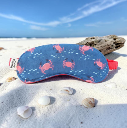 Sleep Mask Crab Theme