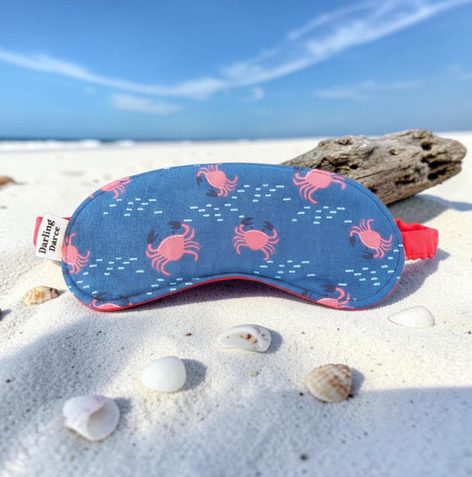 Sleep Mask Crab Theme