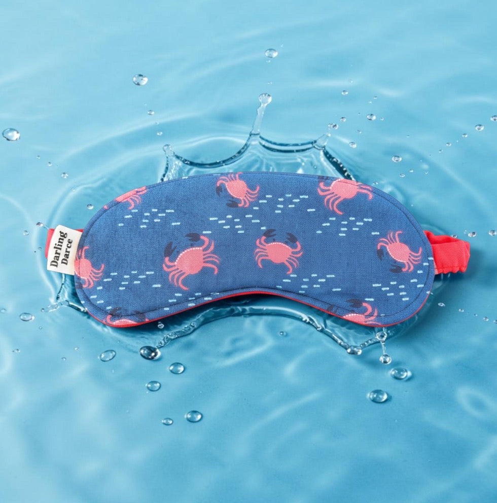 Sleep Mask Crab Theme