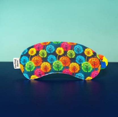Sleep Mask Rainbow Dandelion Theme