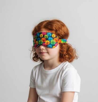 Sleep Mask Rainbow Dandelion Theme