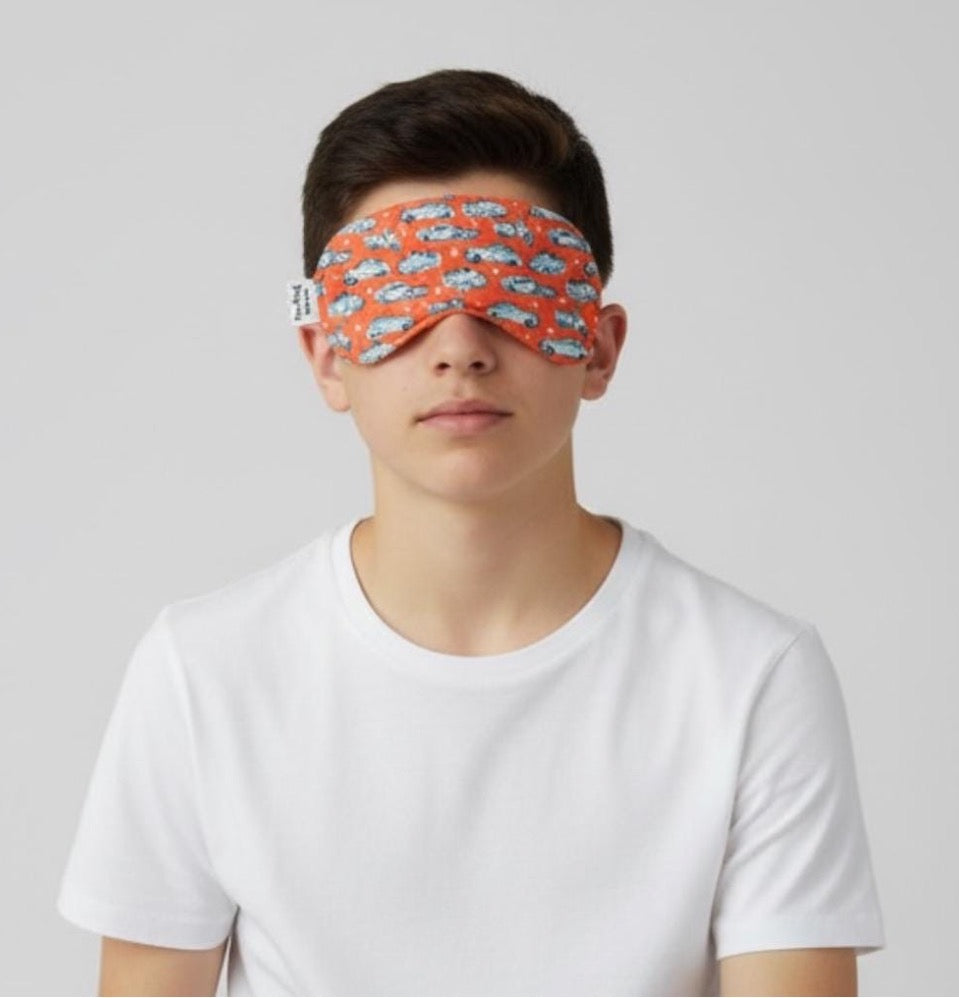 Sleep Mask Antique Car Theme