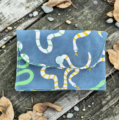 Wallet for Kids, Gift Card Holder, Snake Theme