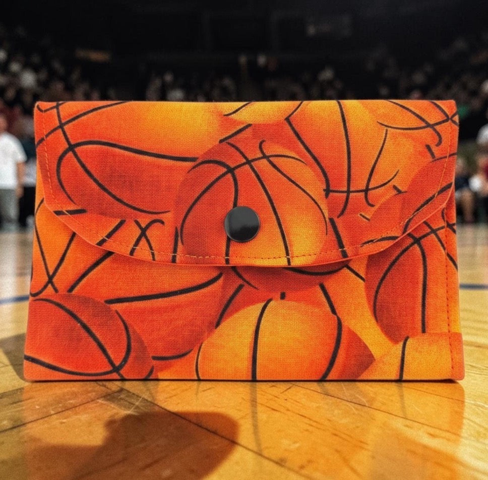 Wallet for Kids, Gift Card Holder, Basketball Theme