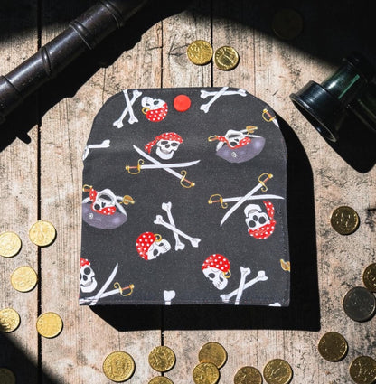 Wallet for Kids, Gift Card Holder, Pirate Theme