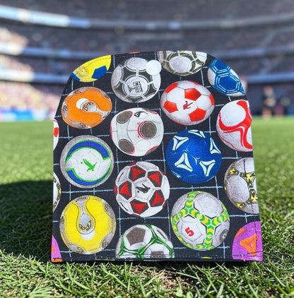 Wallet - Fabric Envelope Style Wallet for Kids, Gift Card Holder, Soccer Theme