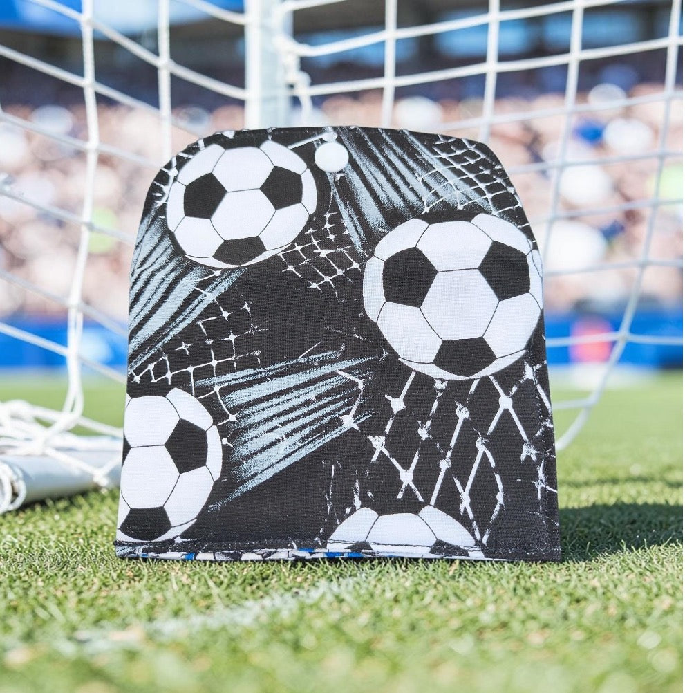 Wallet - Fabric Envelope Style Wallet for Kids, Gift Card Holder, Soccer Theme