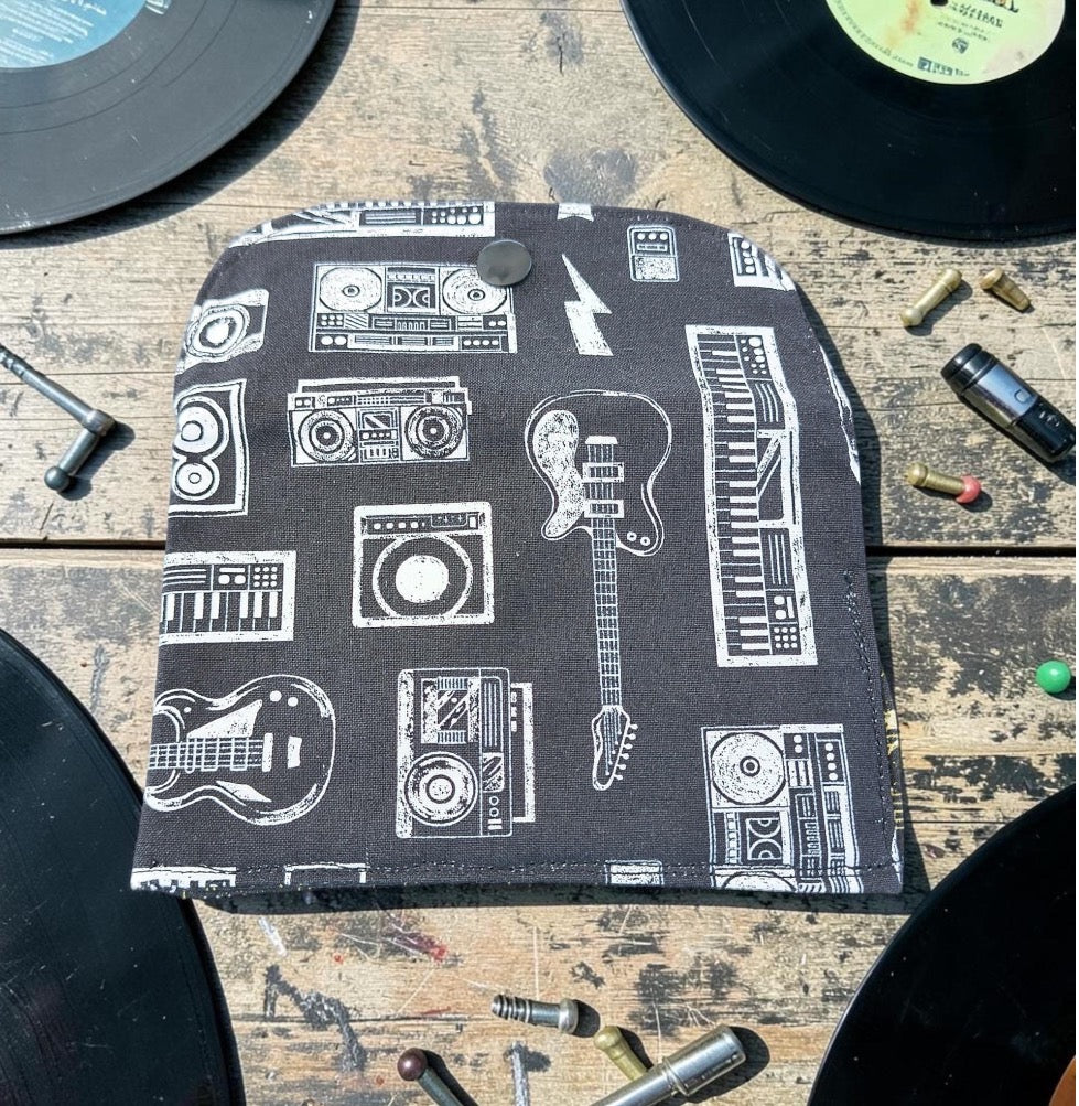 Wallet - Fabric Envelope Style Wallet for Kids, Gift Card Holder, Music Rock Band Theme