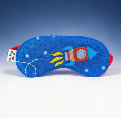 Sleep Mask for Kids, Rocket Theme