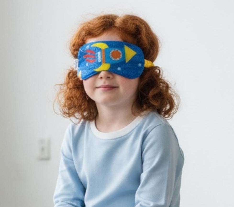 Sleep Mask for Kids, Rocket Theme