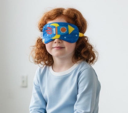 Sleep Mask for Kids, Rocket Theme