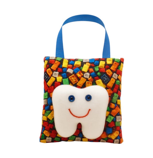 Tooth Fairy Pillow: Keepsake Door Hanger, Building Blocks