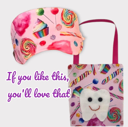 Tooth Fairy Pillow: Keepsake Door Hanger, Cotton Candy Sweets