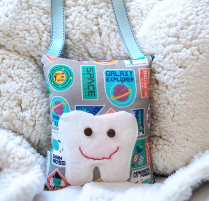 Tooth Fairy Pillow: Keepsake Door Hanger, Outer Space Theme