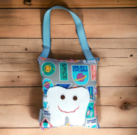 Tooth Fairy Pillow: Keepsake Door Hanger, Outer Space Theme
