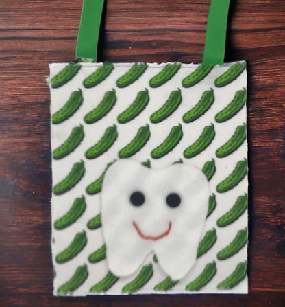 Tooth Fairy Pillow: Keepsake Door Hanger, Pickle Theme