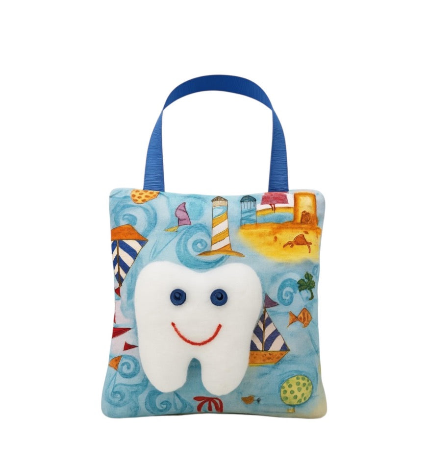 Tooth Fairy Pillow: Keepsake Door Hanger, Beach Theme