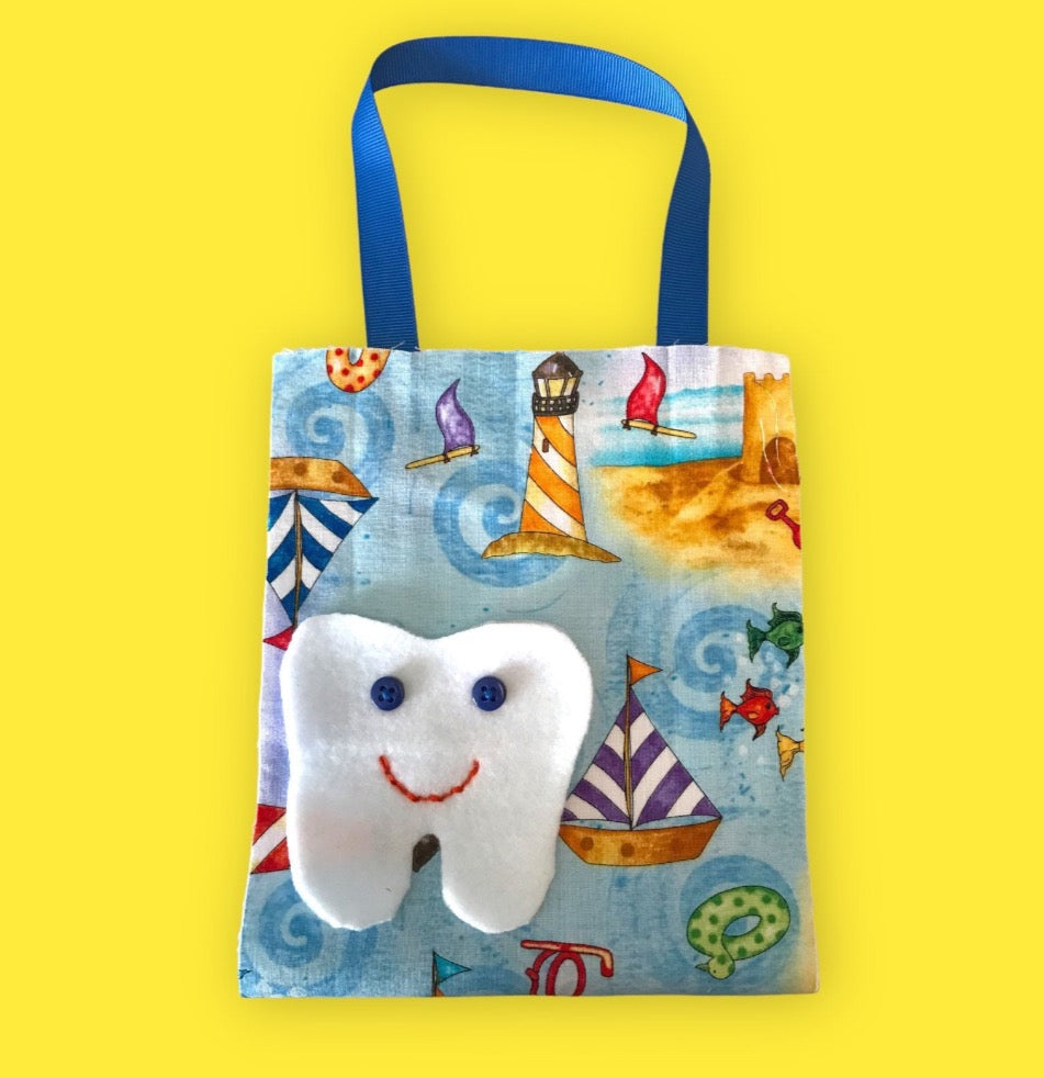 Tooth Fairy Pillow: Keepsake Door Hanger, Beach Theme
