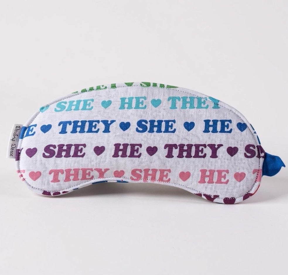 Sleep Mask for Kids, LGBTQ+ Pronouns