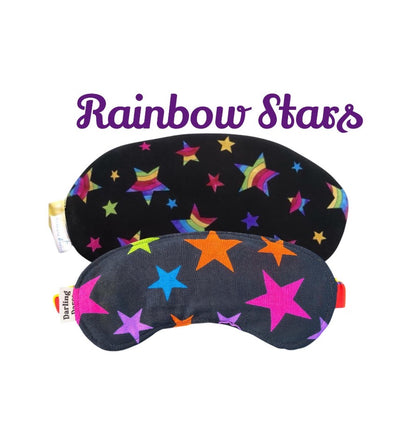 Sleep Mask for Kids, Rainbow Stars