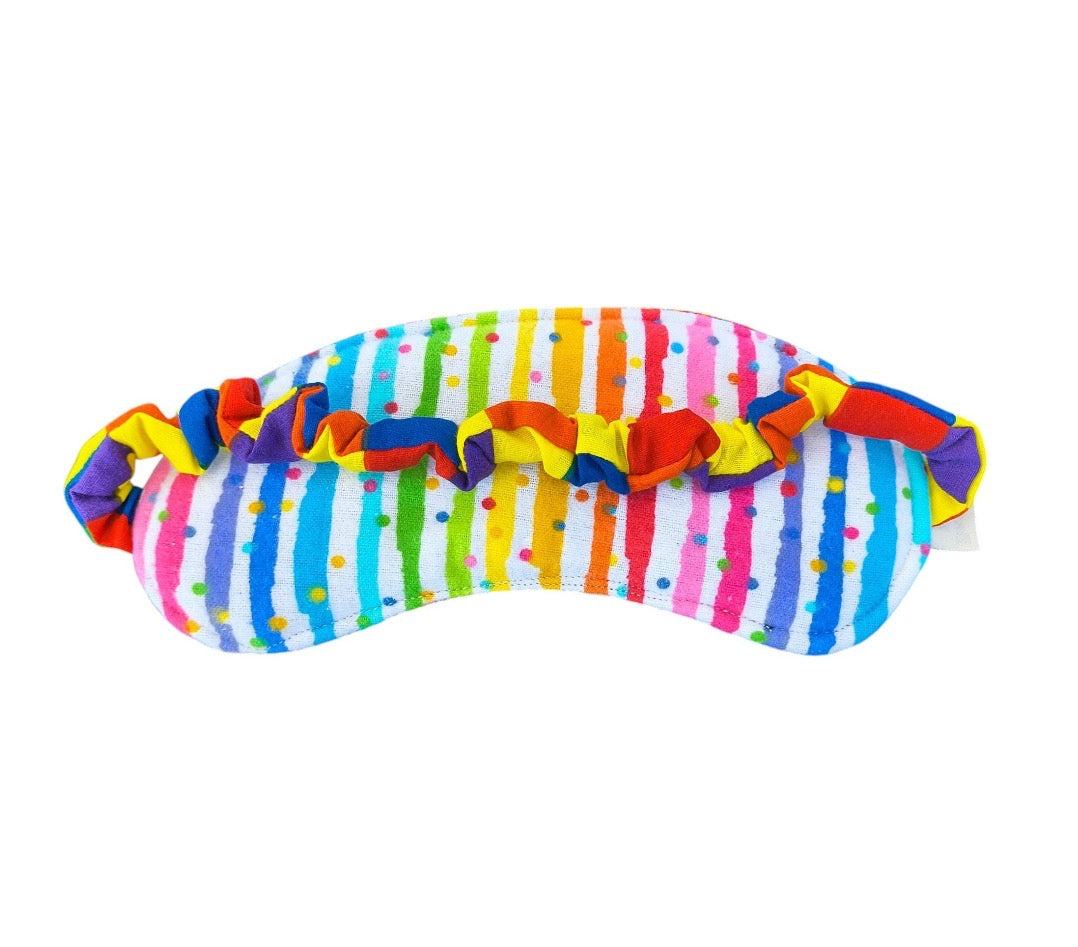 Sleep Mask for Kids, Rainbow Stars