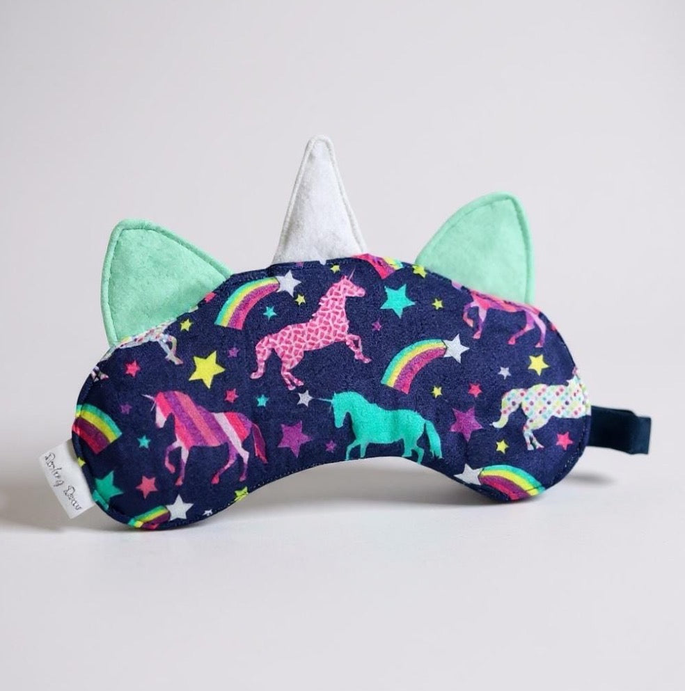Sleep Mask for Kids, Unicorn Theme