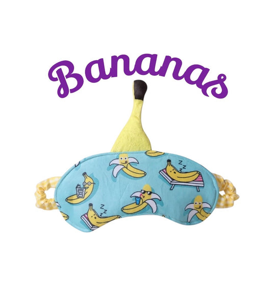 Sleep Mask for Kids, Silly Bananas