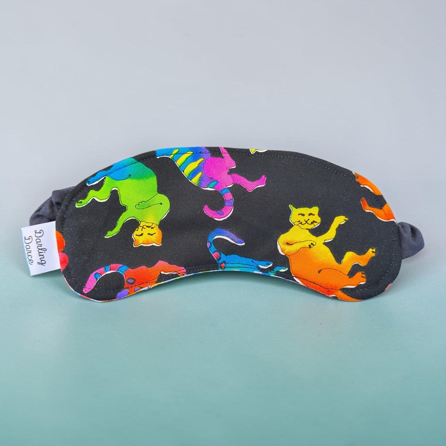 Sleep Mask Rainbow Cats