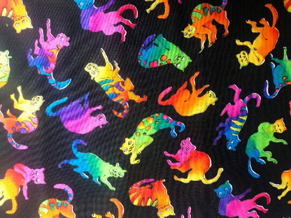 Sleep Mask Rainbow Cats