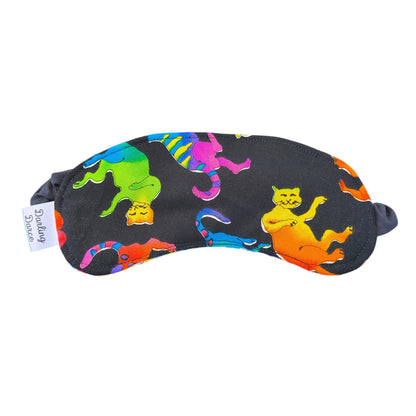 Sleep Mask Rainbow Cats
