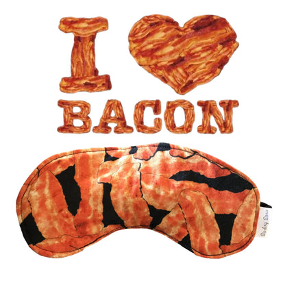 Sleep Mask Bacon Theme