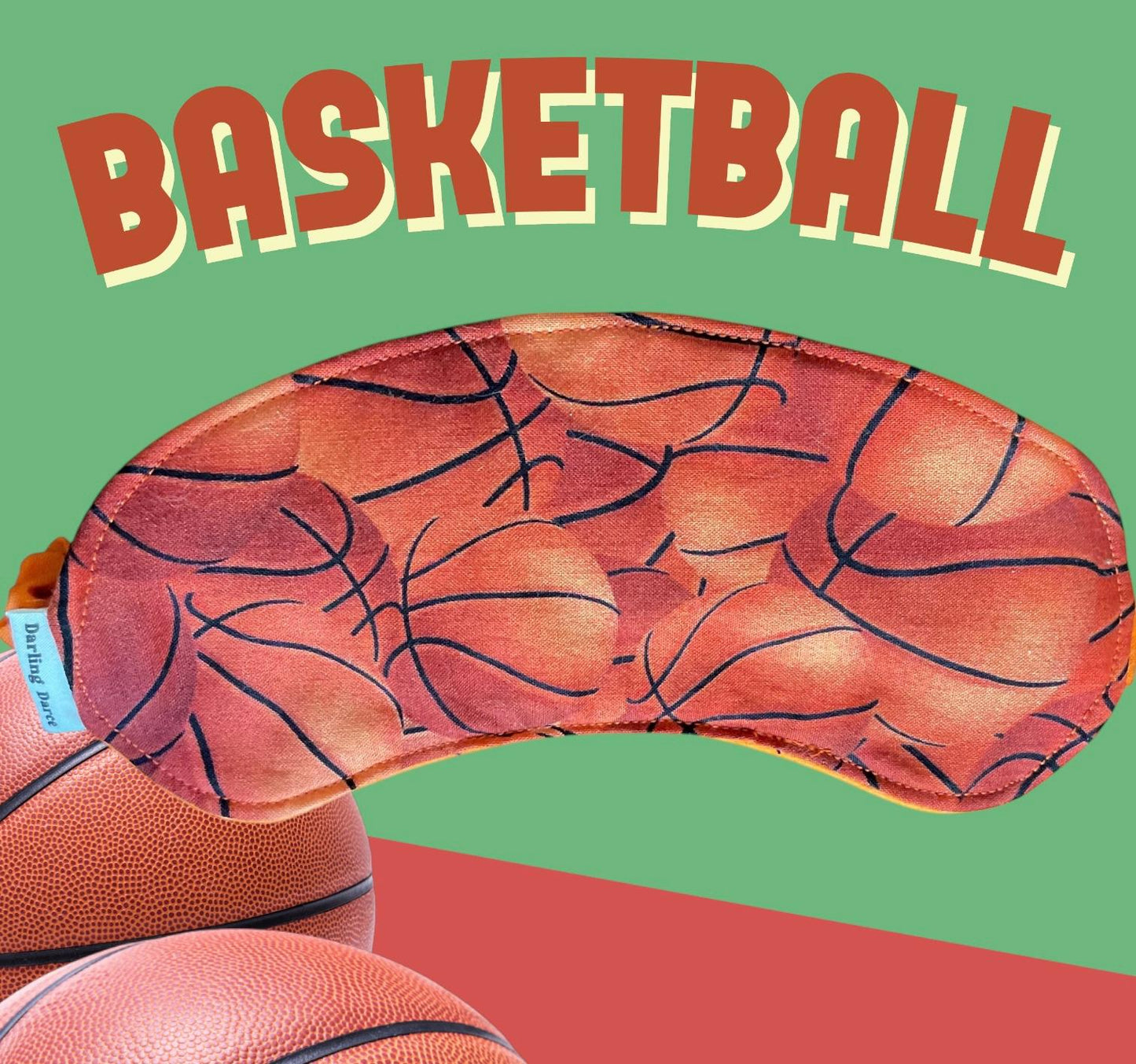 Sleep Mask Basketball Theme