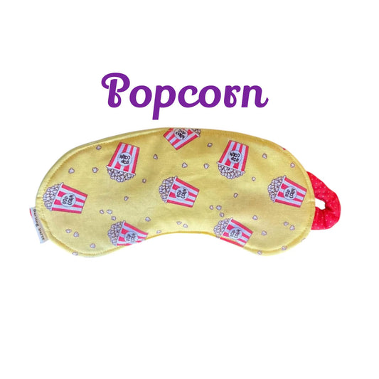 Sleep Mask for Kids Movie Popcorn Theme