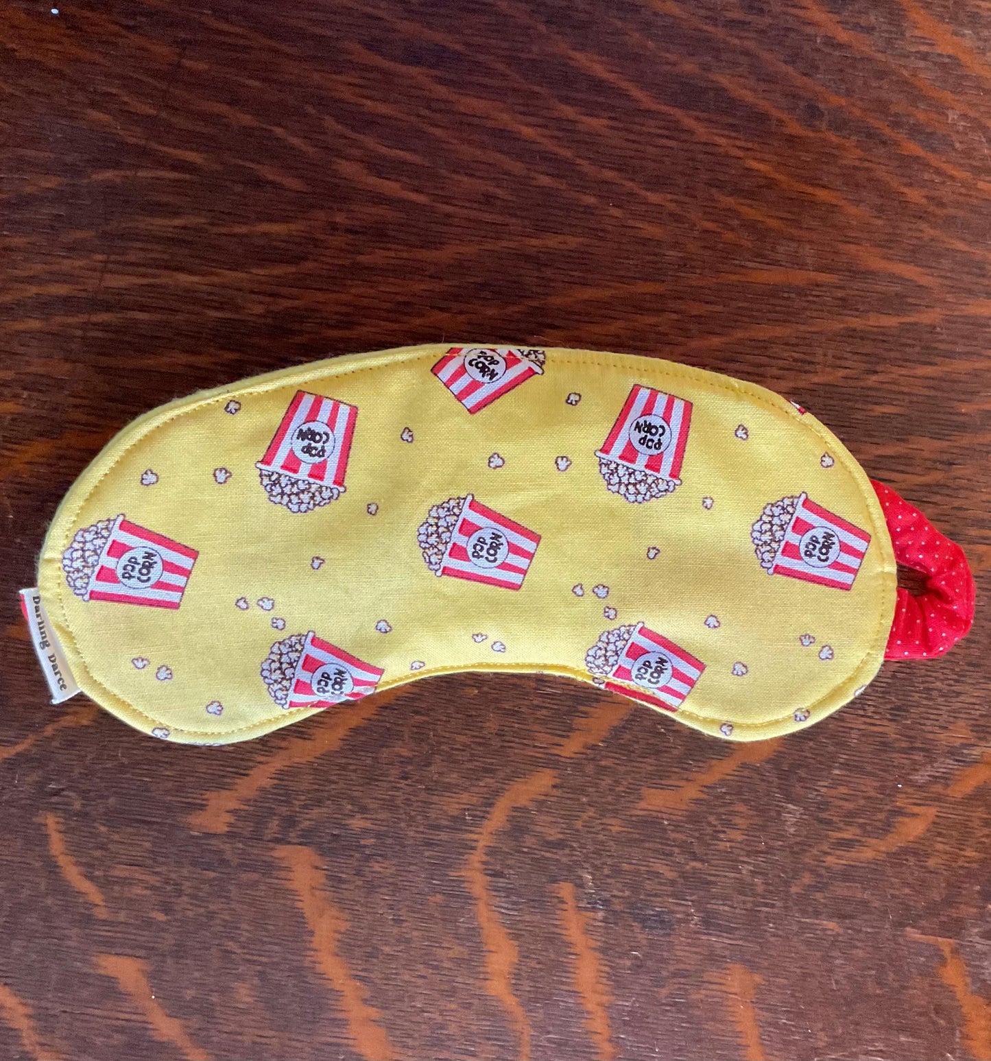 Sleep Mask for Kids Movie Popcorn Theme