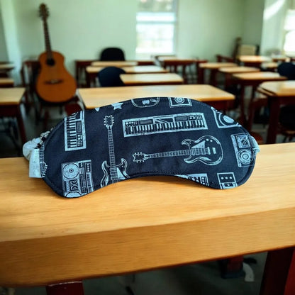 Sleep Mask for Kids Music Rock Band Instruments