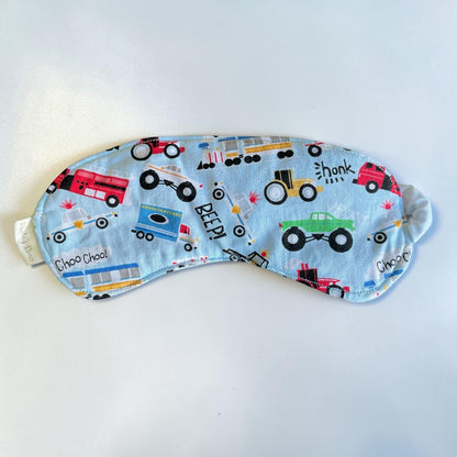 Sleep Mask for Kids, Vehicles Cars Trucks