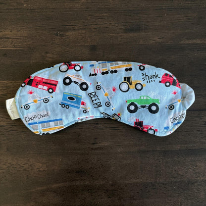 Sleep Mask for Kids, Vehicles Cars Trucks