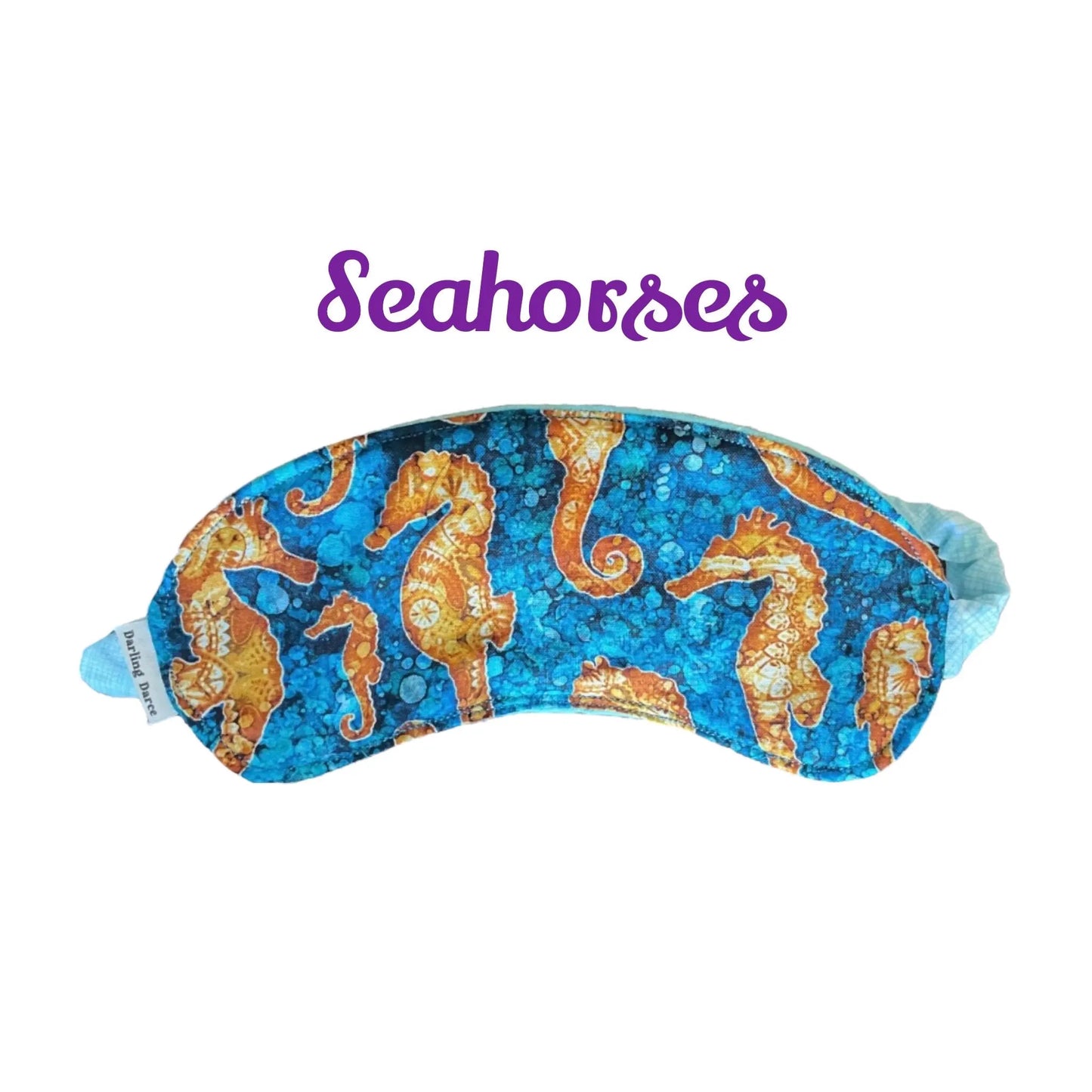 Sleep Mask for Kids Seahorse Theme